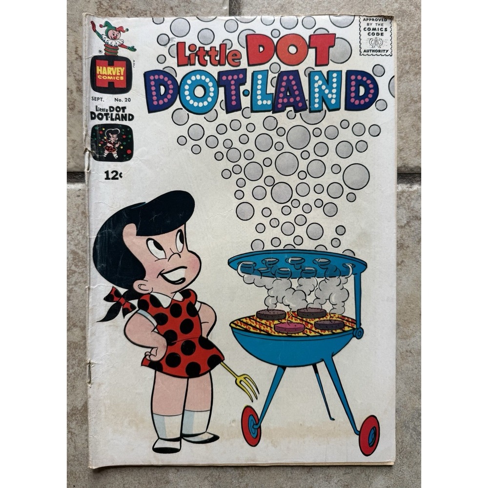 Little Dot Dot Land Vol 1 #20 Harvey Vintage Comic Book 1965 Silver Age